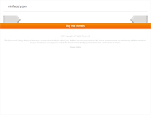 Tablet Screenshot of minifactory.com